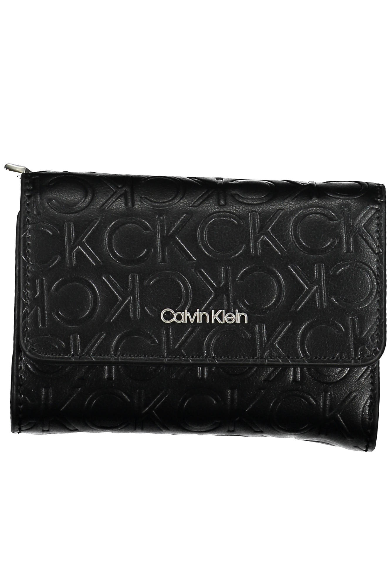 

Женский кошелек Calvin Klein с тиснением и логотипом, черный