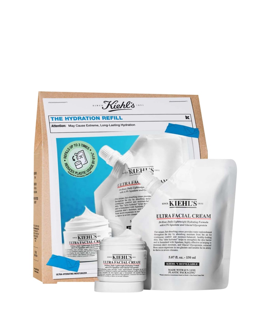 

Набор для ухода за лицом Kiehl's Ultra Facial The Hydration Refill Set, 1 шт.