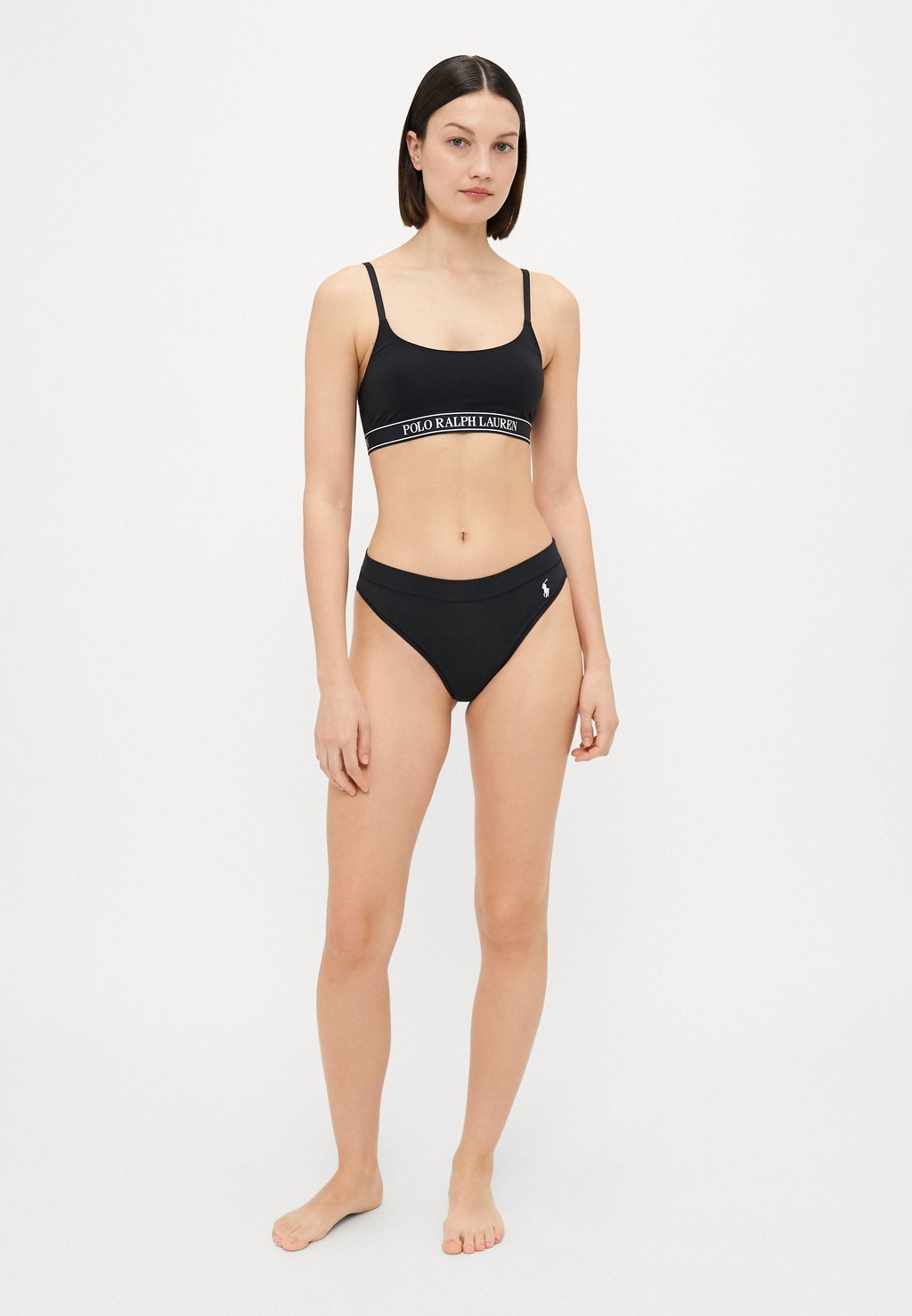 Бюстье SCOOP BRALETTE Polo Ralph Lauren, черный — фото 2