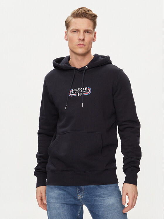 

Толстовка обычного кроя Track Graphic MW0MW34445 Tommy Hilfiger, синий