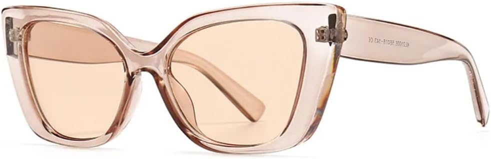 

Винтажные женские солнцезащитные очки «кошачий глаз» в стиле ретро, ​​цвет шампанского с леопардовым принтом, очки с защитой от УФ-излучения UV400 для мужчин TYUVIVO, C4