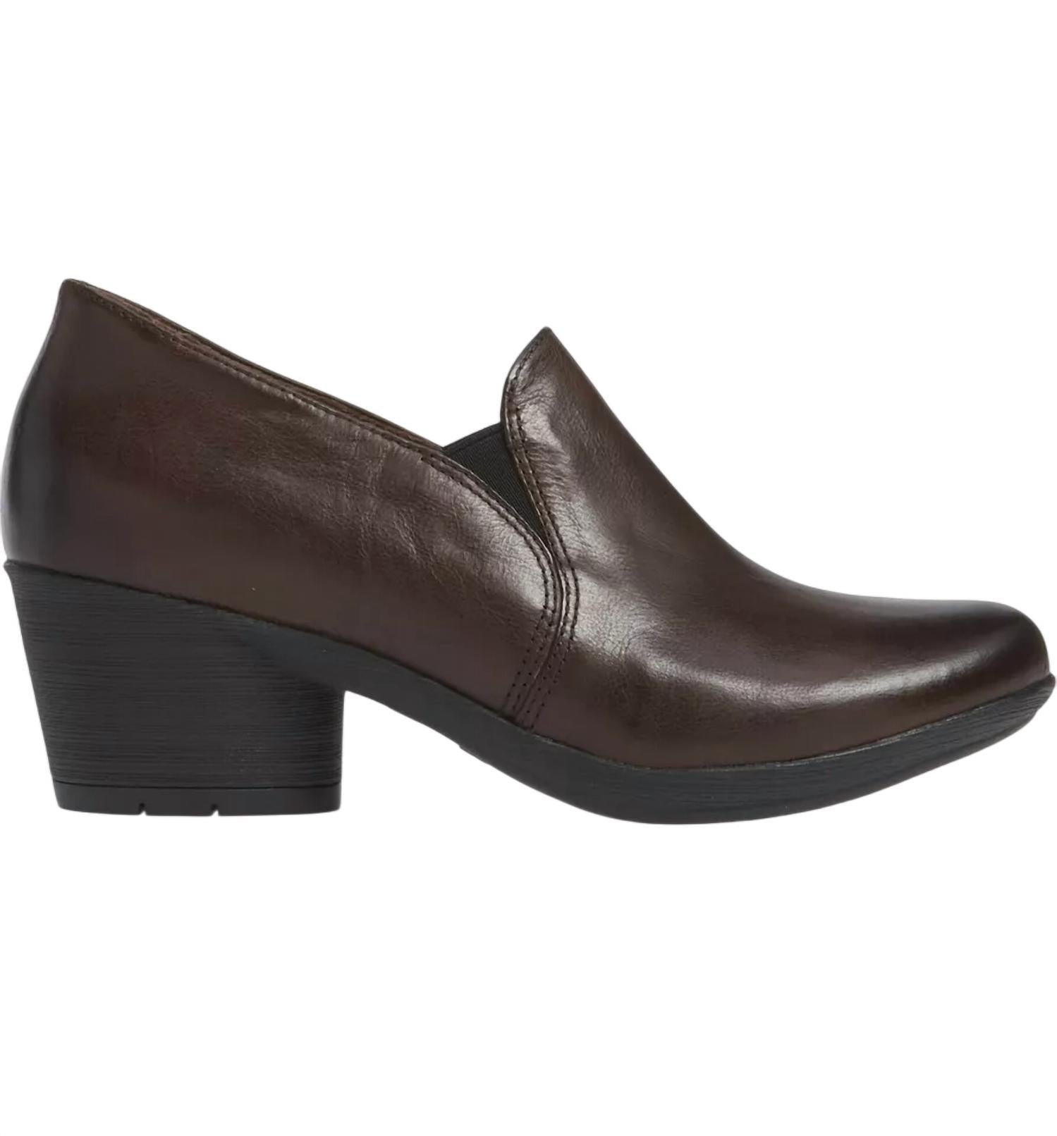 Женские туфли Robin Burnished Calf в шоколадном цвете Dansko