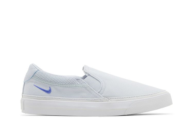 Слипоны Nike Wmns Court Legacy Slip-On 'Football Grey', серый — фото 2