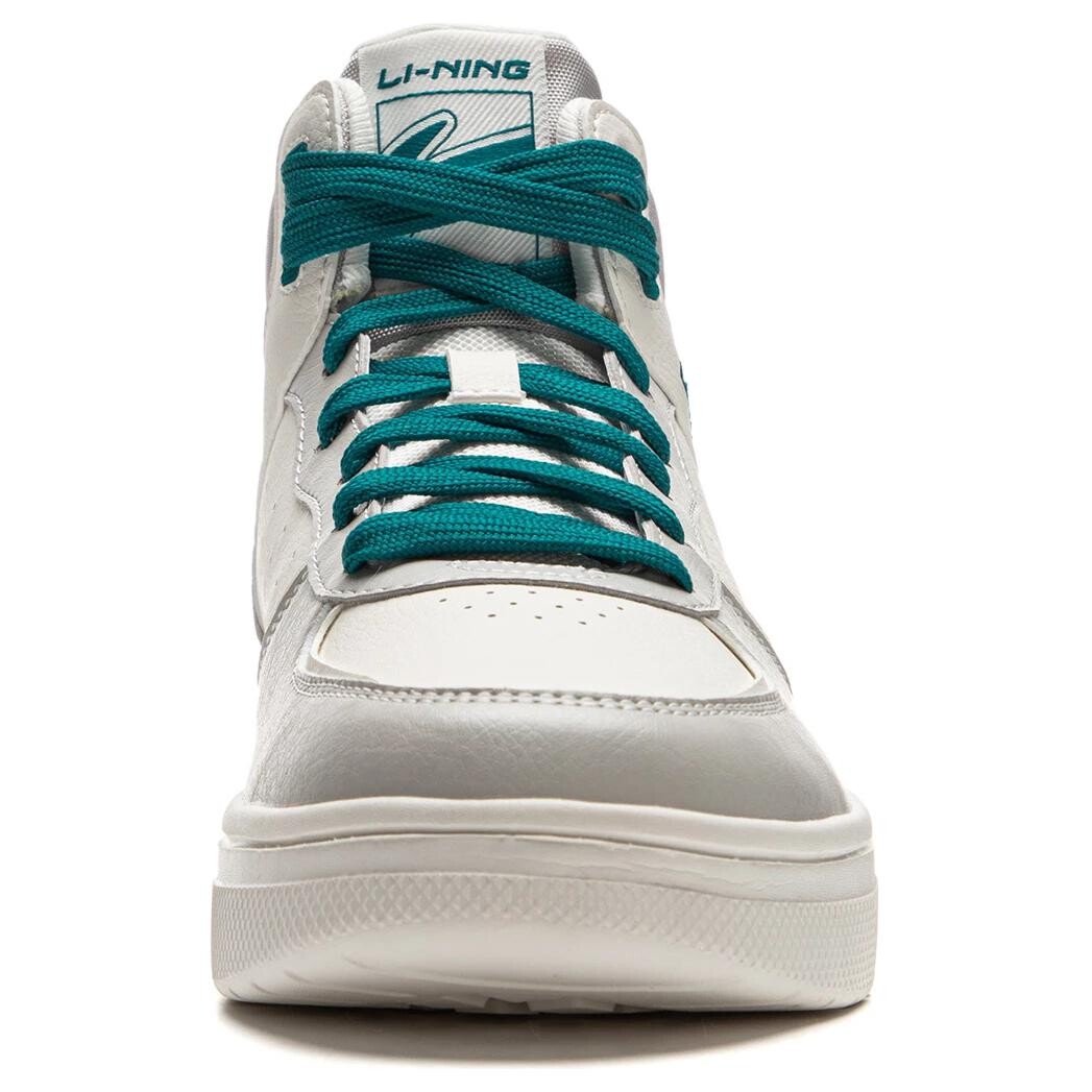 Мужские кроссовки для скейтборда Qingyun High-Top Cloud White / Antarctic Gray Lining — фото 4
