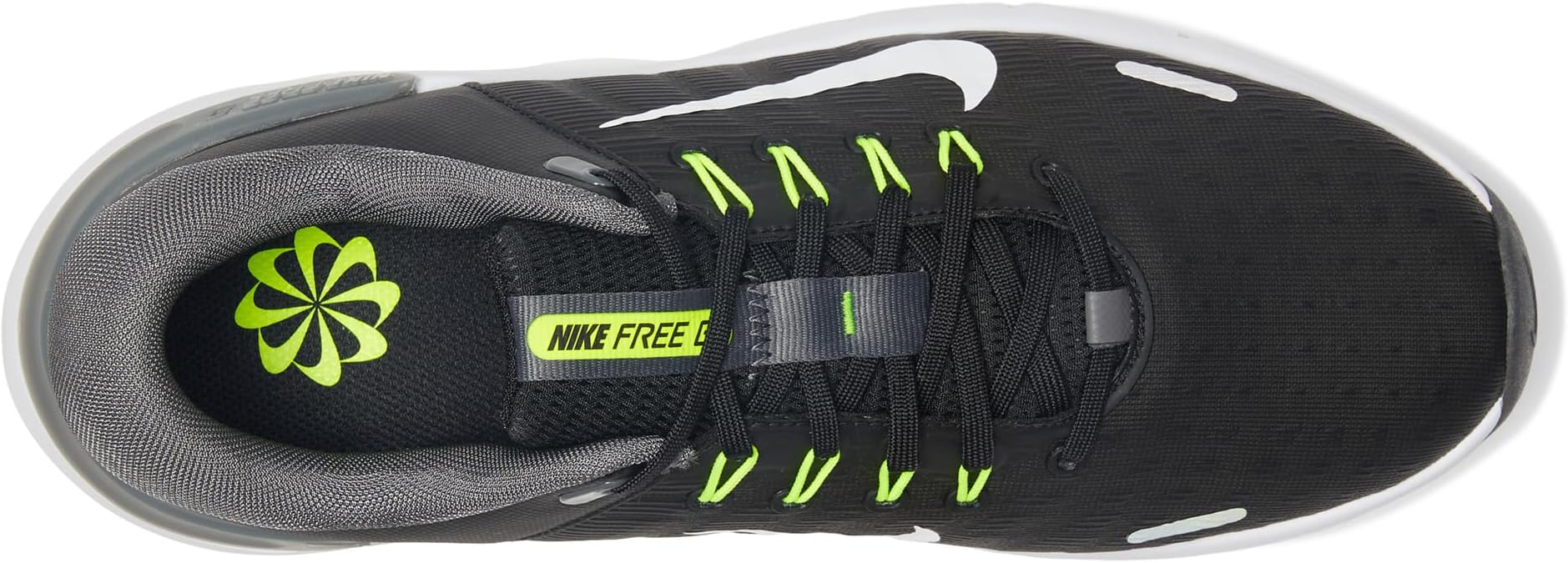 Кроссовки Nike Men's Golf Next Nature, Black/White/Oron Grey/Volt — фото 2