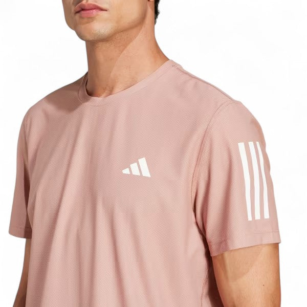 Футболка Adidas Own the Run, розовая — фото 2