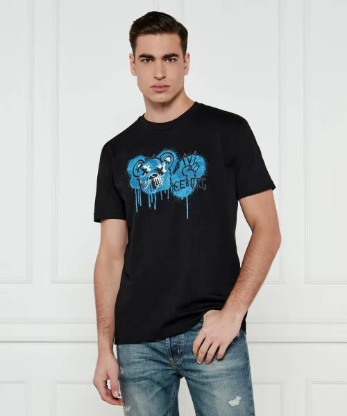 

Футболка Regular fit Iceberg, черный