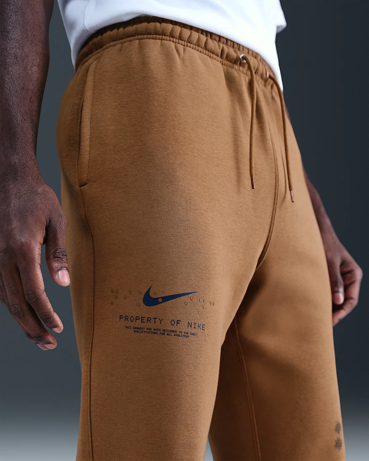 Мужские спортивные штаны на резинке Nike Sportswear Club, Ale Brown — фото 2