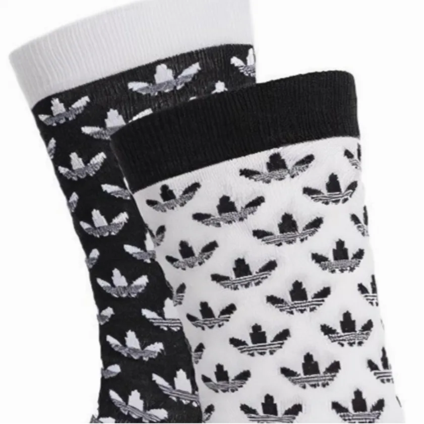 Adidas Originals Тонкие хлопковые носки гольф унисекс 2 шт разноцветные — фото 3