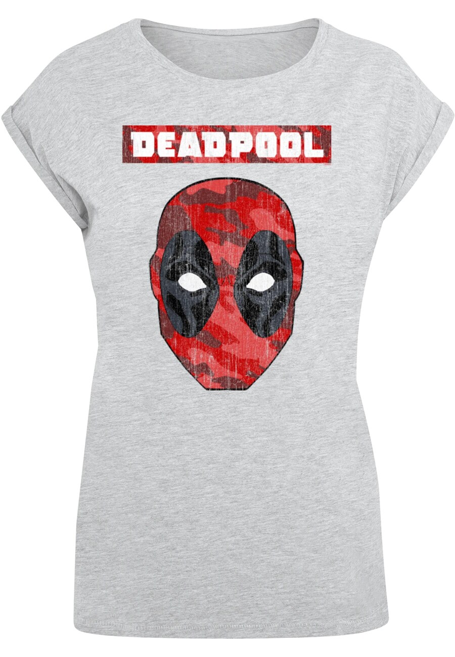 

Рубашка ABSOLUTE CULT Deadpool - Camo Head, серый