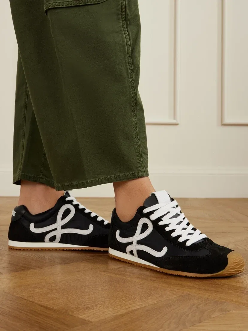 Кроссовки Ballet Runner 2.0 из кожи, нейлона и замши с аппликацией в виде логотипа LOEWE, черный — фото 2