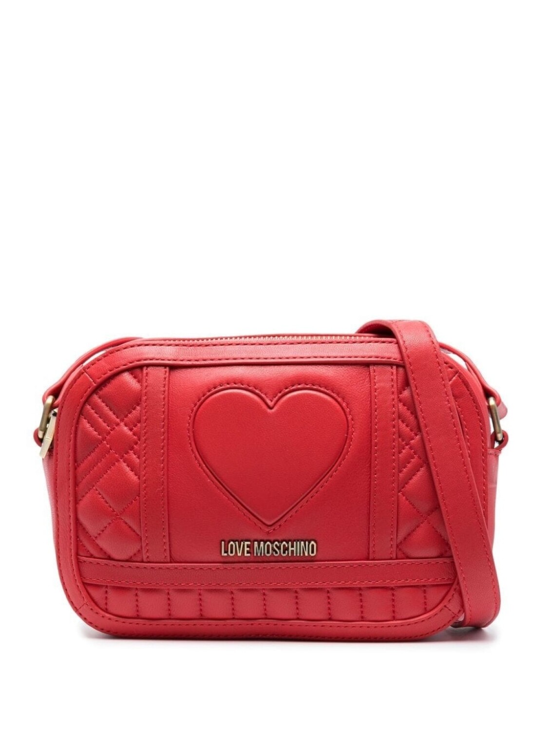

Стеганая сумка через плечо Love Moschino, красный