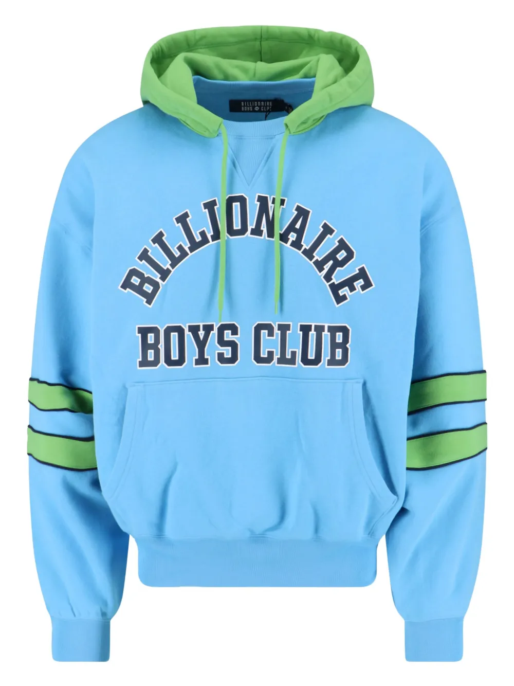 

Двухцветное худи с вышитым логотипом Billionaire Boys Club, синий