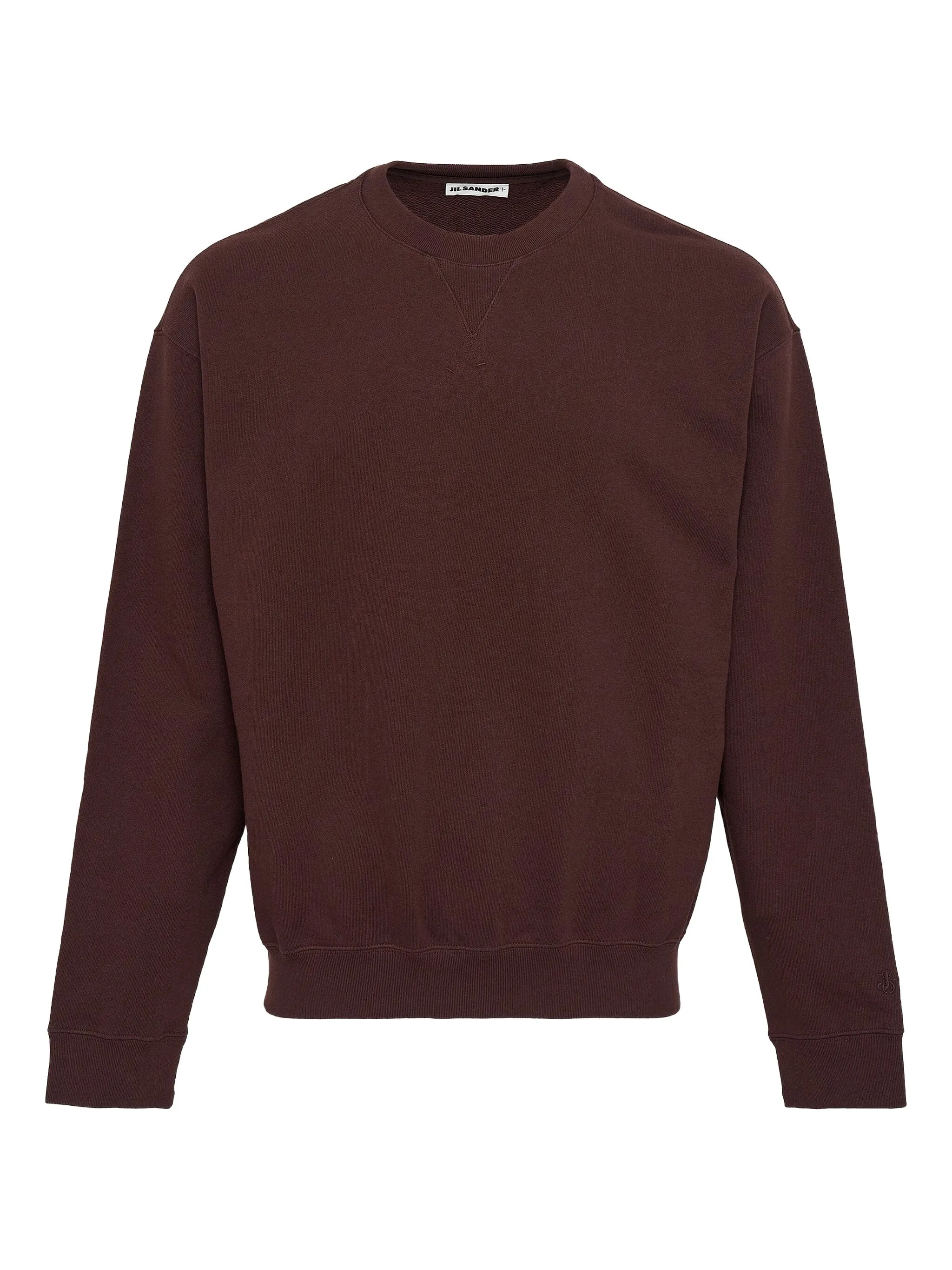 

Толстовка с круглым вырезом Jil Sander, коричневый