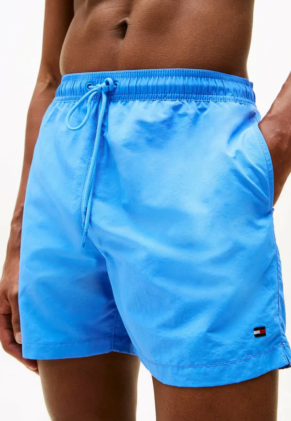 Незаменимые плавательные шорты средней длины Tommy Hilfiger, Blue Spell — фото 4