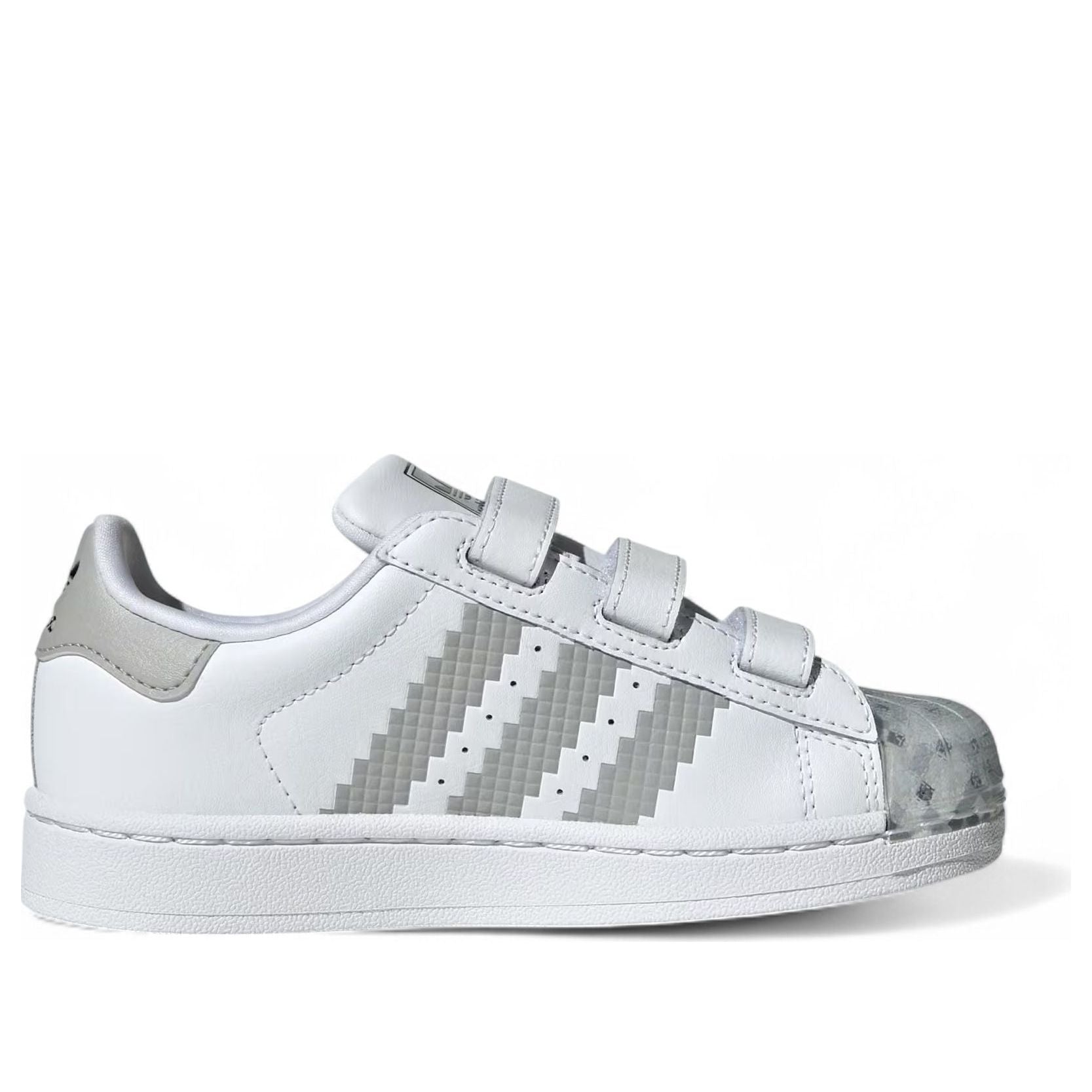 (PS) Adidas x Minecraft Superstar II 'Cloud White Grey' — фото 2