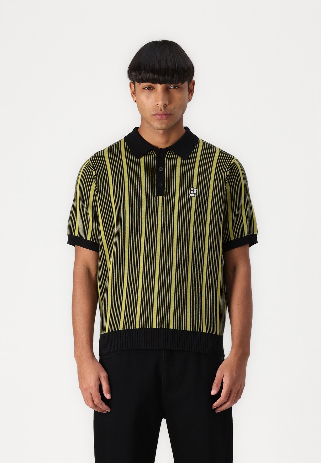 

Рубашка поло TRACE STRIPE TOP UNISEX HUF, темно-зеленый