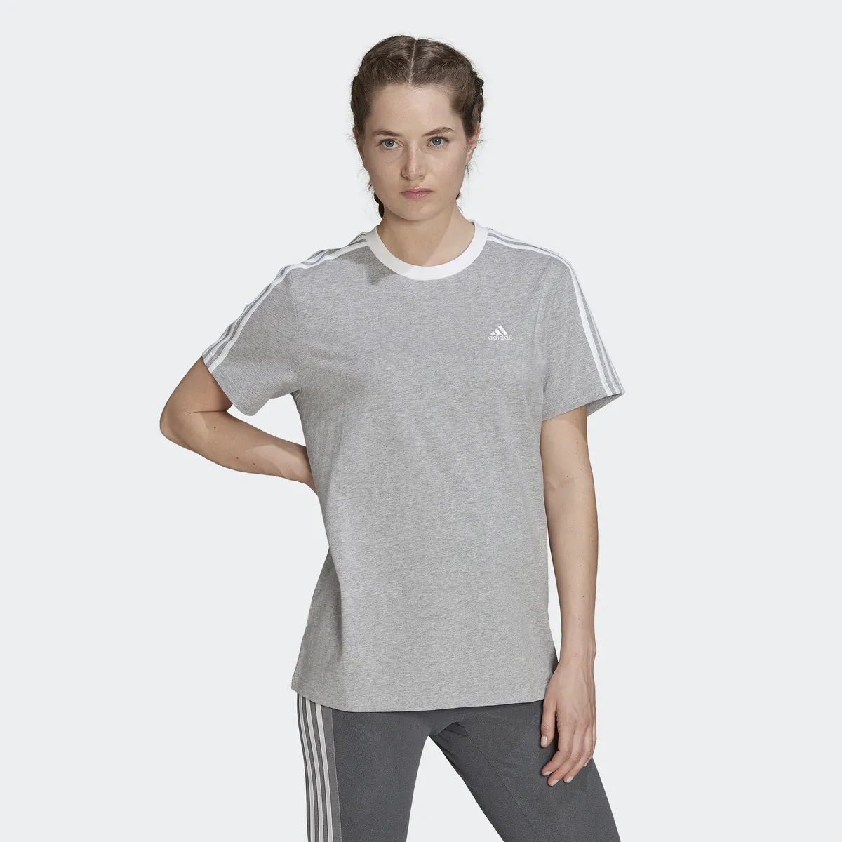 

Футболка Adidas Sportswear "ESSENTIALS 3-STRIPES", белый