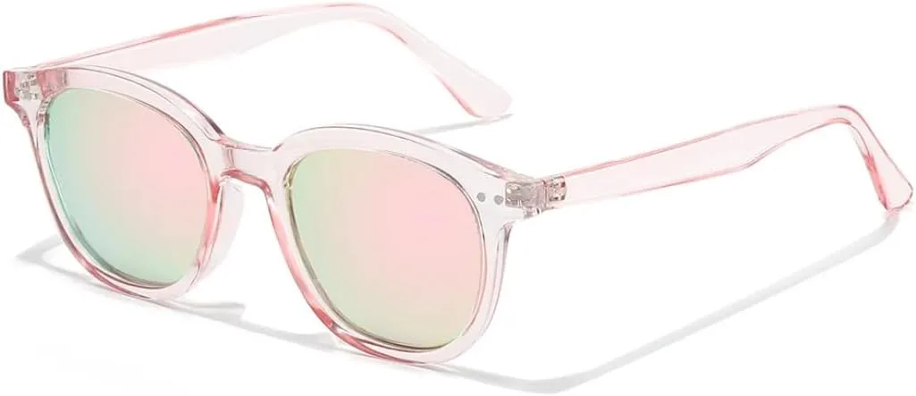 

Солнцезащитные очки с защитой UV400 | Градиентный круглый леопардовый рисунок | Для женщин и мужчин, для занятий спортом на открытом воздухе и вождения DSVIGF, Pink