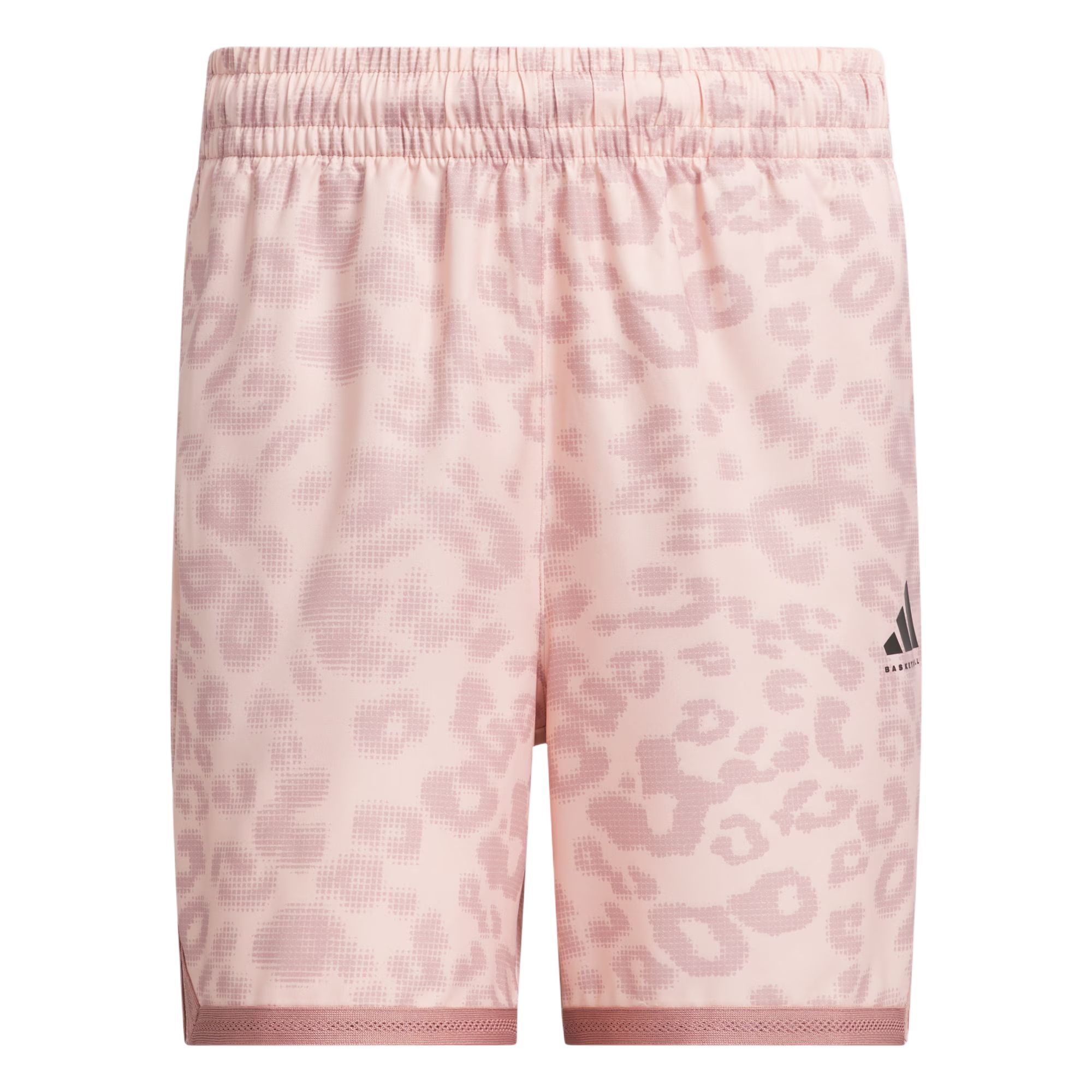 

Оверсайз баскетбольные шорты Allover Print Crazy Lite Cheetah женские Warm Earth Adidas, коричневый