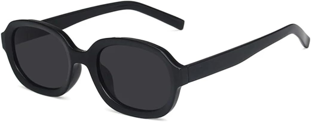 

Солнцезащитные очки с защитой от УФ-излучения UV400 | Овальные градиентные линзы, легкая оправа | для женщин и мужчин, для занятий спортом на открытом воздухе и вождения DSVIGF, Black-black