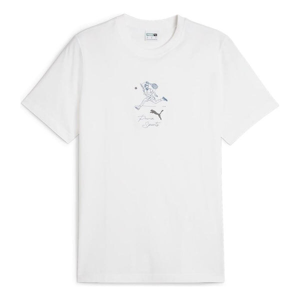 

Футболка team graphic t-shirt 'white' Puma, белый