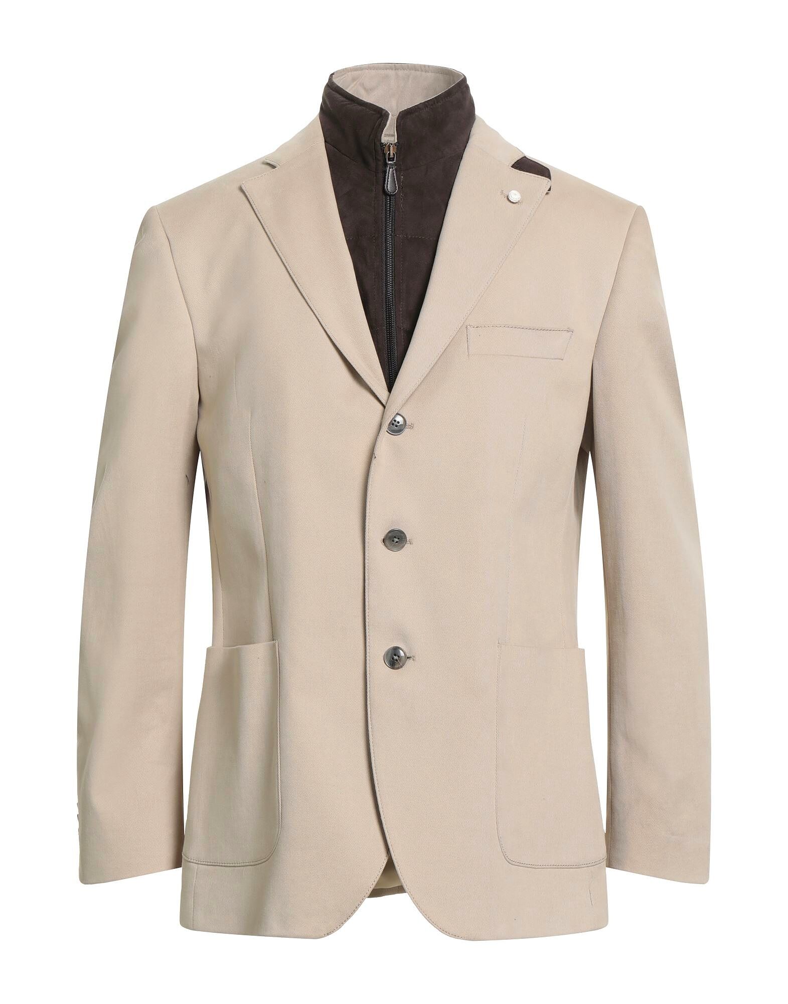 

Блейзер Luigi Bianchi Mantova, бежевый