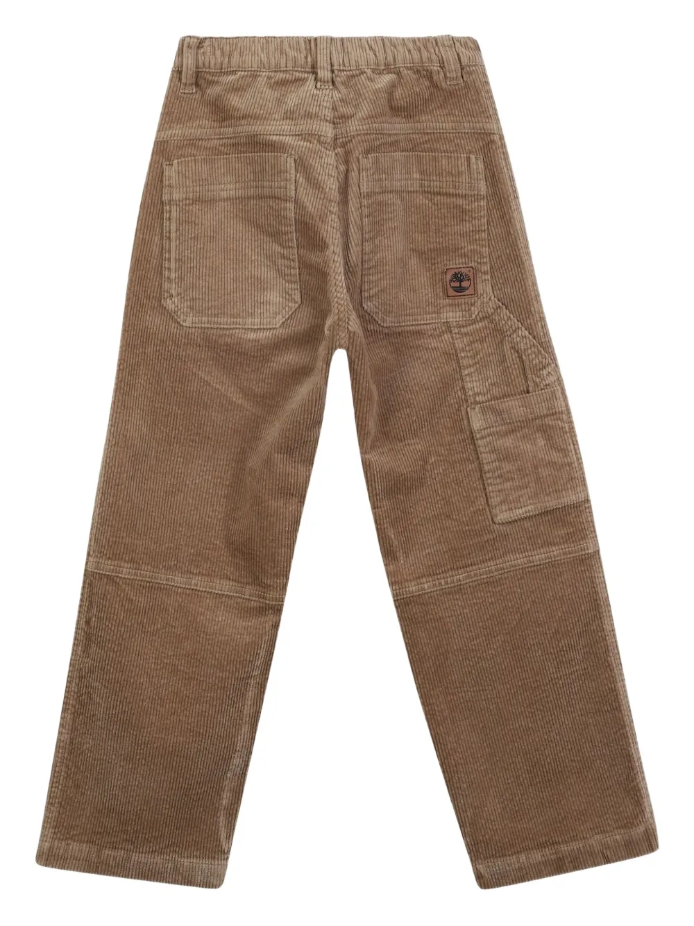 Вельветовые брюки с карманами Timberland Kids, коричневый — фото 2