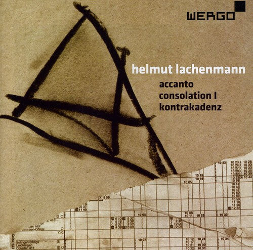 

CD диск Lachenmann: Accanto Consolation I Kontrakadenz