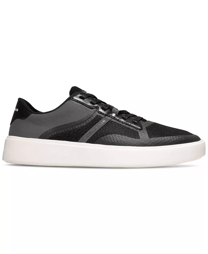 Мужские кроссовки Grand Crosscourt Winner из комбинированных материалов на шнуровке Cole Haan, черный — фото 2