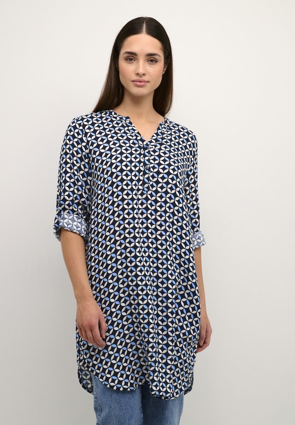 

Платье Camisero Kaffe KAIDA, графический ретро-принт