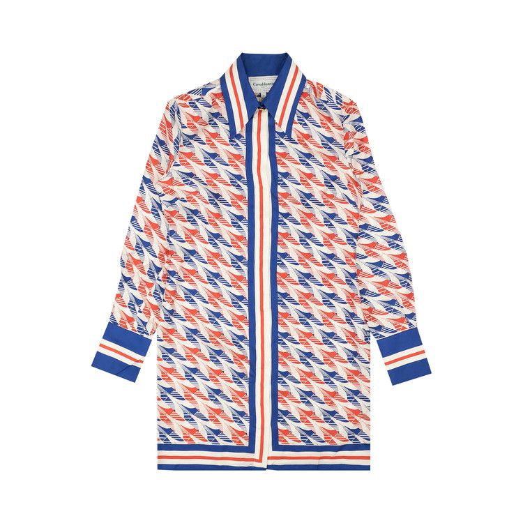 

Платье Casablanca Printed Aviation Houndstooth Dress, Multicolor