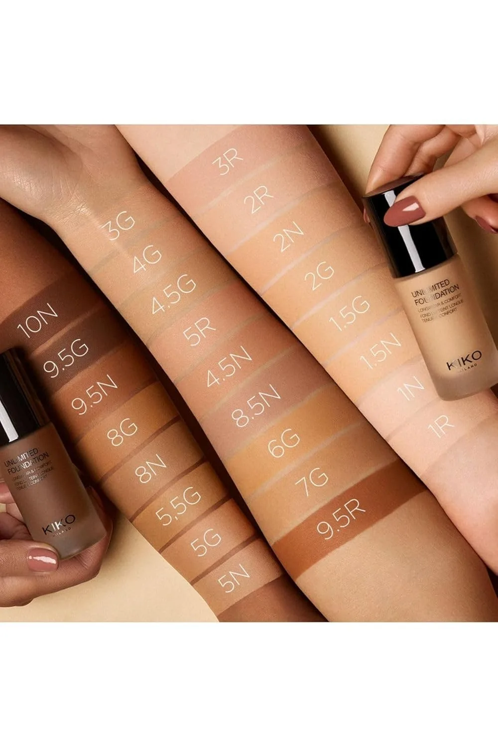 Тональный крем KIKO Milano Unlimited | Стойкий жидкий тональный крем, 05 Neutral — фото 3