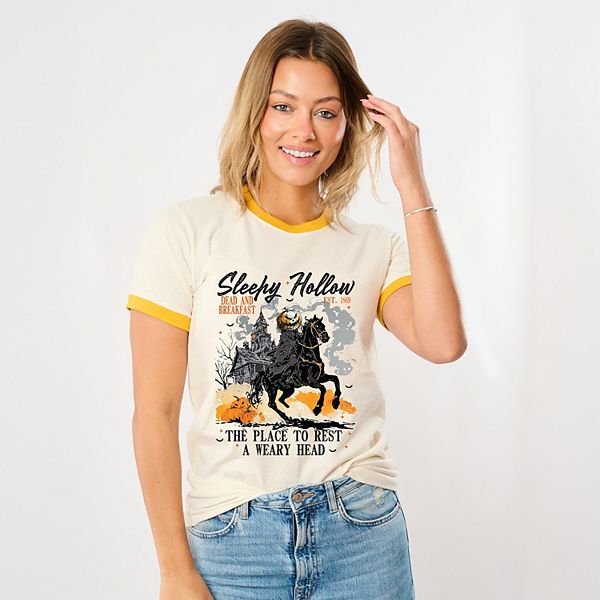 

Футболка с принтом Sleepy Hollow Dead and Breakfast Simply Sage Market, Vintage Mustard, Зеленый, Футболка с принтом Sleepy Hollow Dead and Breakfast Simply Sage Market, Vintage Mustard