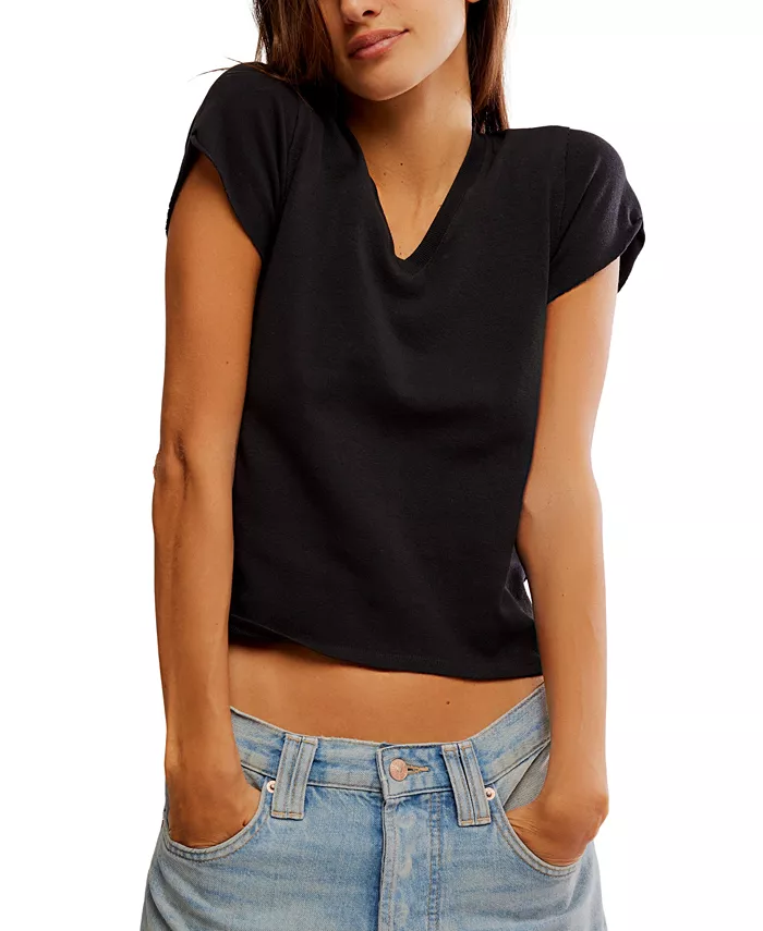 

Женская футболка The Tee That Got Away Free People, черный