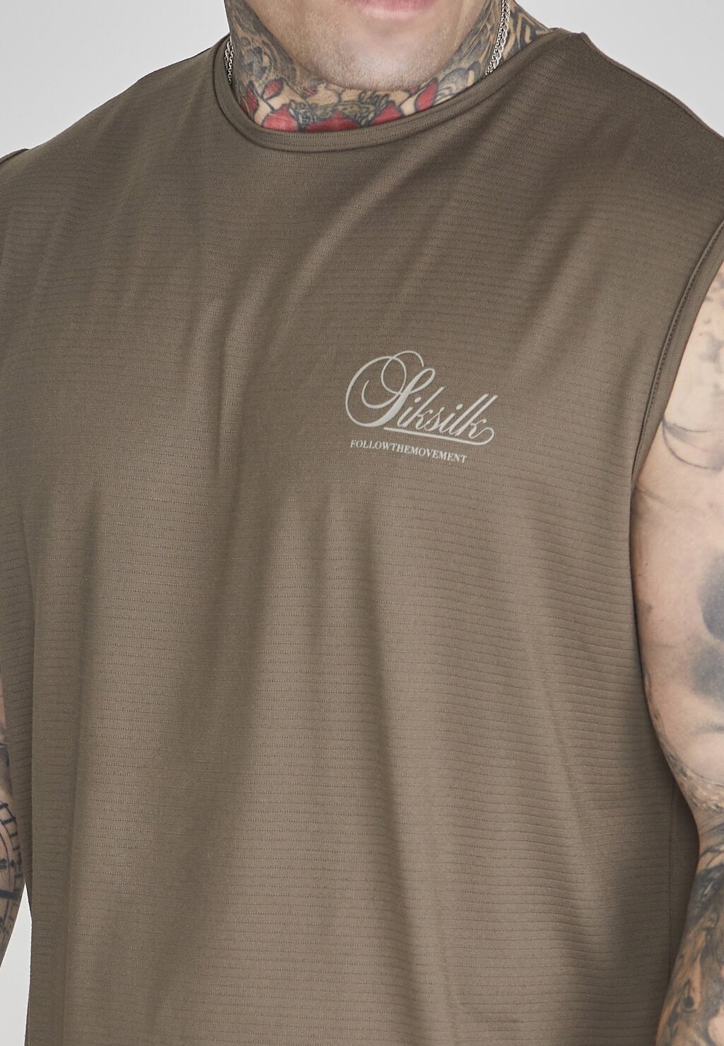 

Топ Logo SIKSILK, коричневый