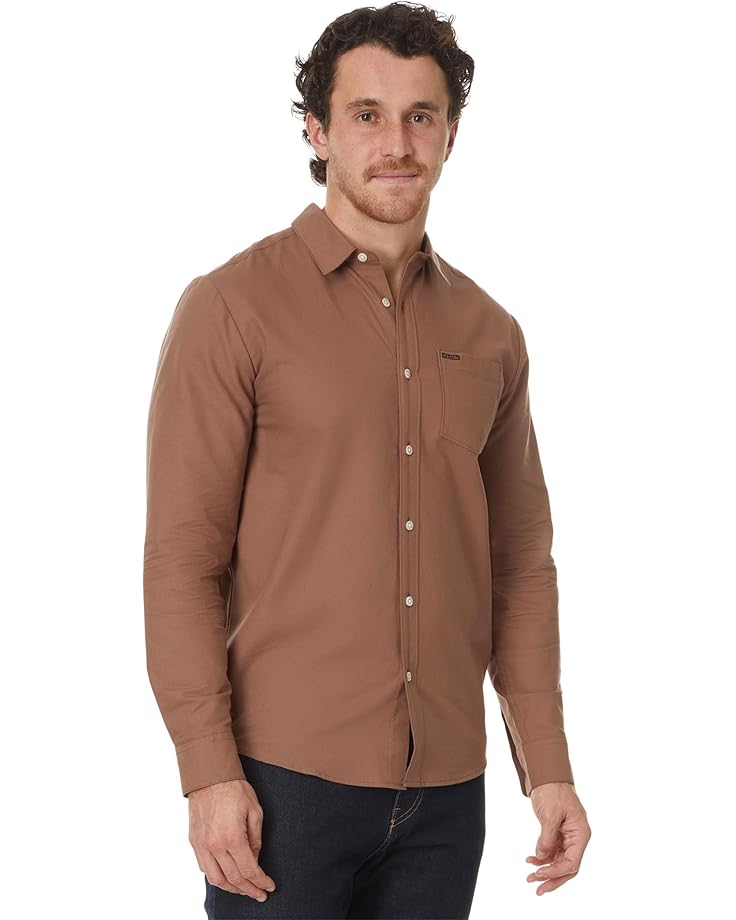 

Лонгслив Volcom Veeco Oxford Long Sleeve, цвет Nutmeg