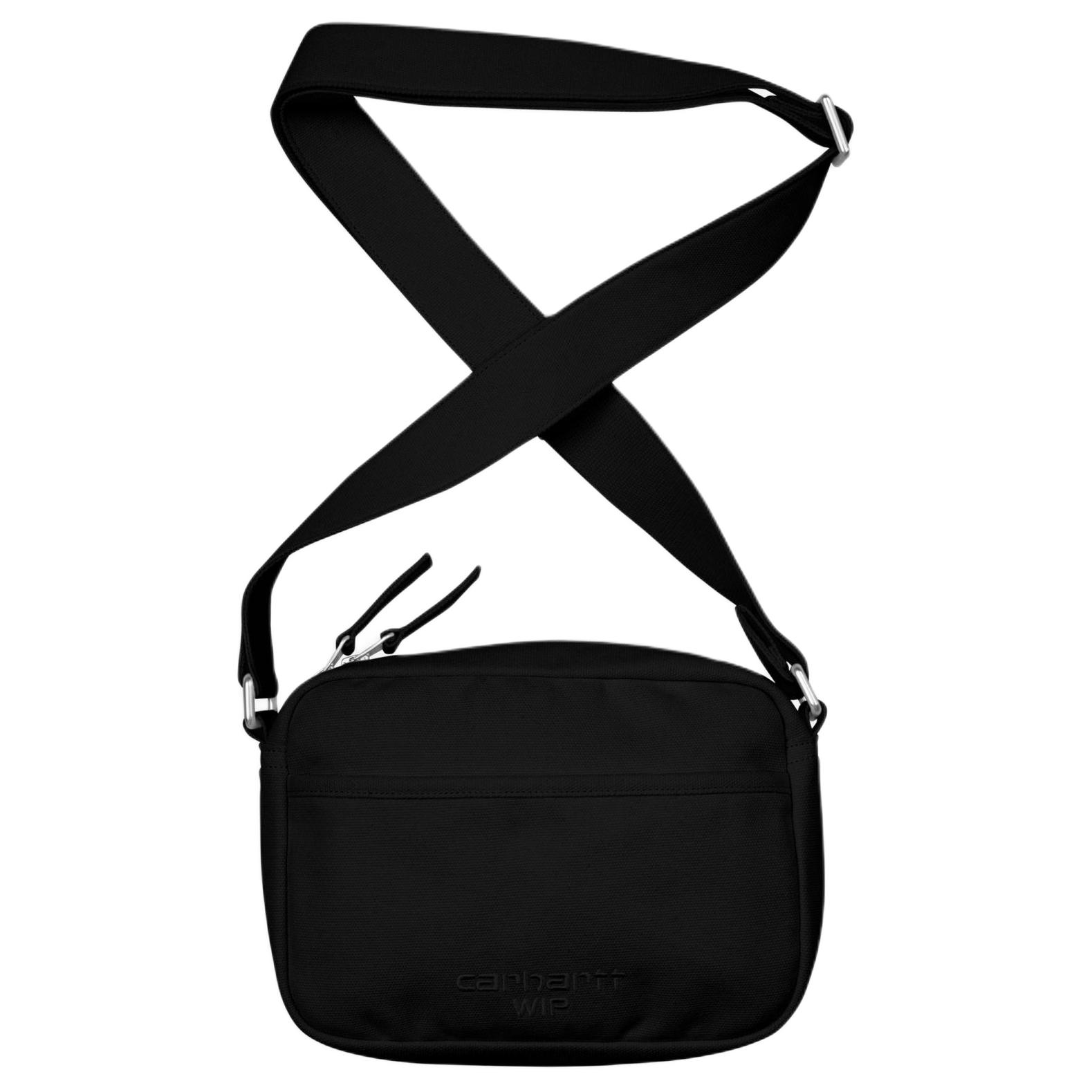 

Carhartt WIP Хлопковая сумка через плечо унисекс черная, Black