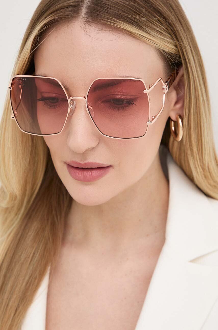 

Солнцезащитные очки Gucci, розовый
