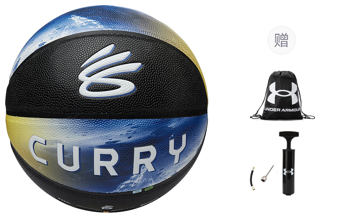 

Under Armour Баскетбольный мяч CURRY 295 DUB NATION Collection Black Collector's Level размер 7 тренировочный соревновательный унисекс