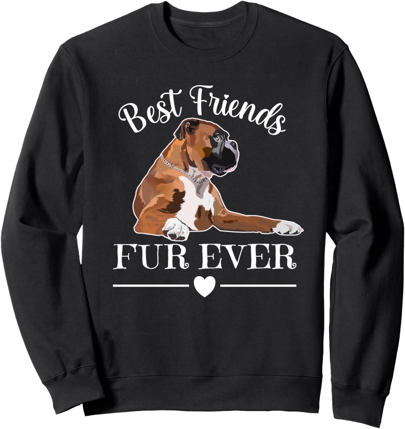 

Толстовка с надписью Боксерская собака Boxer Dog Designs, черный