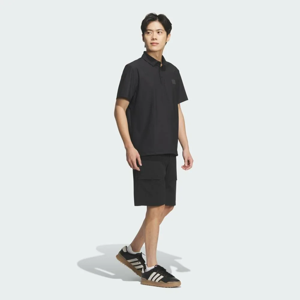 Футболка-поло Range Commuter с коротким рукавом и графическим принтом Adidas, black — фото 3