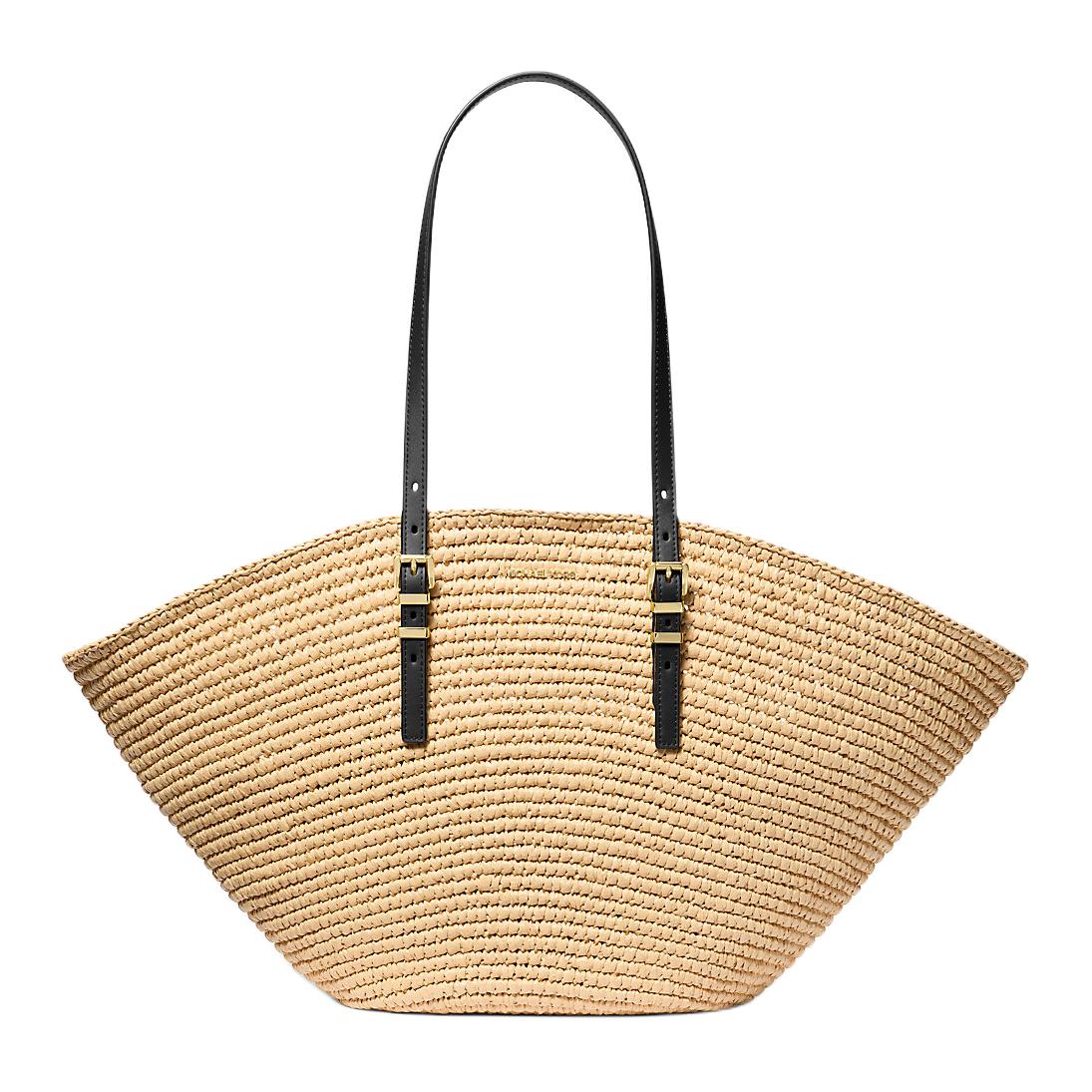 

MICHAEL KORS Полипропиленовая сумка через плечо large женская natural и black