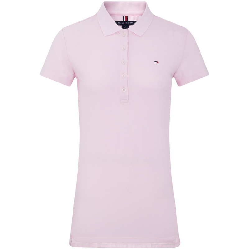 

Женские поло с коротким рукавом Tommy Hilfiger, розовый