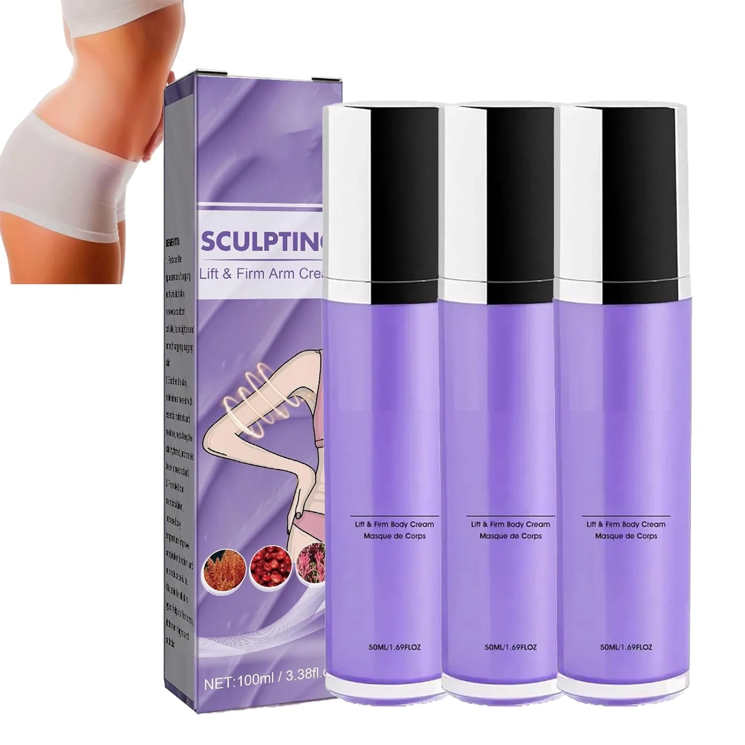 Укрепляющий крем для тела Lift & Firm, 3 шт. Generisch, 3 Pieces.
