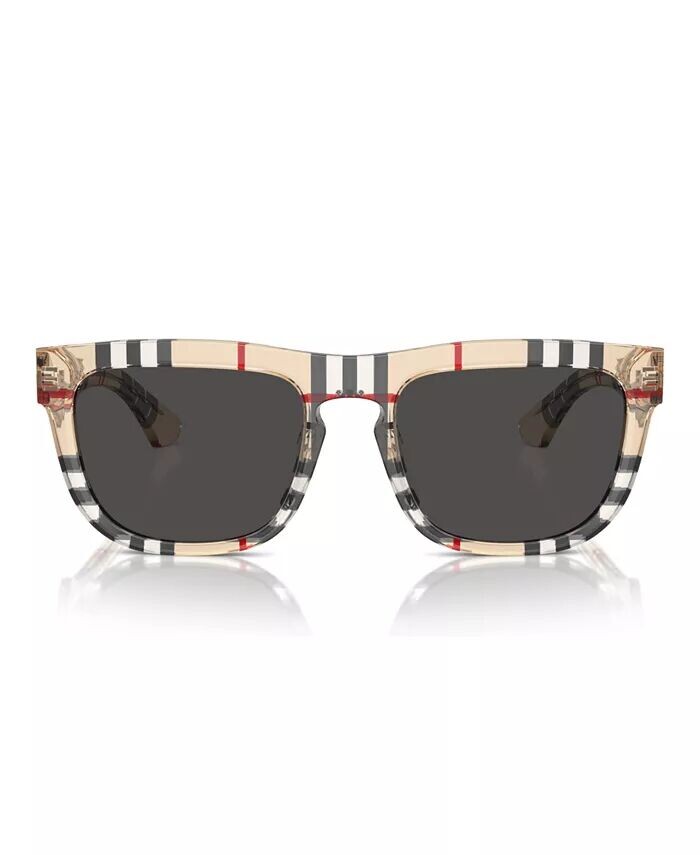 Мужские солнцезащитные очки, Be4431U Burberry, коричневый — фото 2