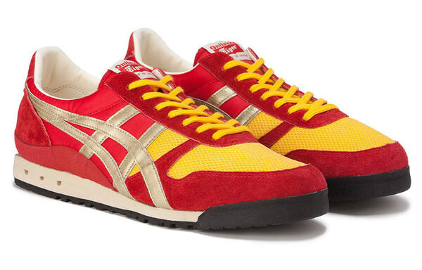 Кроссовки Ultimate 81 нм низкие Onitsuka Tiger, красный — фото 3