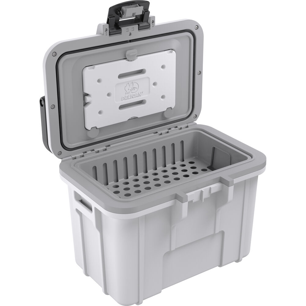 

Персональный холодильник Pelican 8QT (белый / серый)