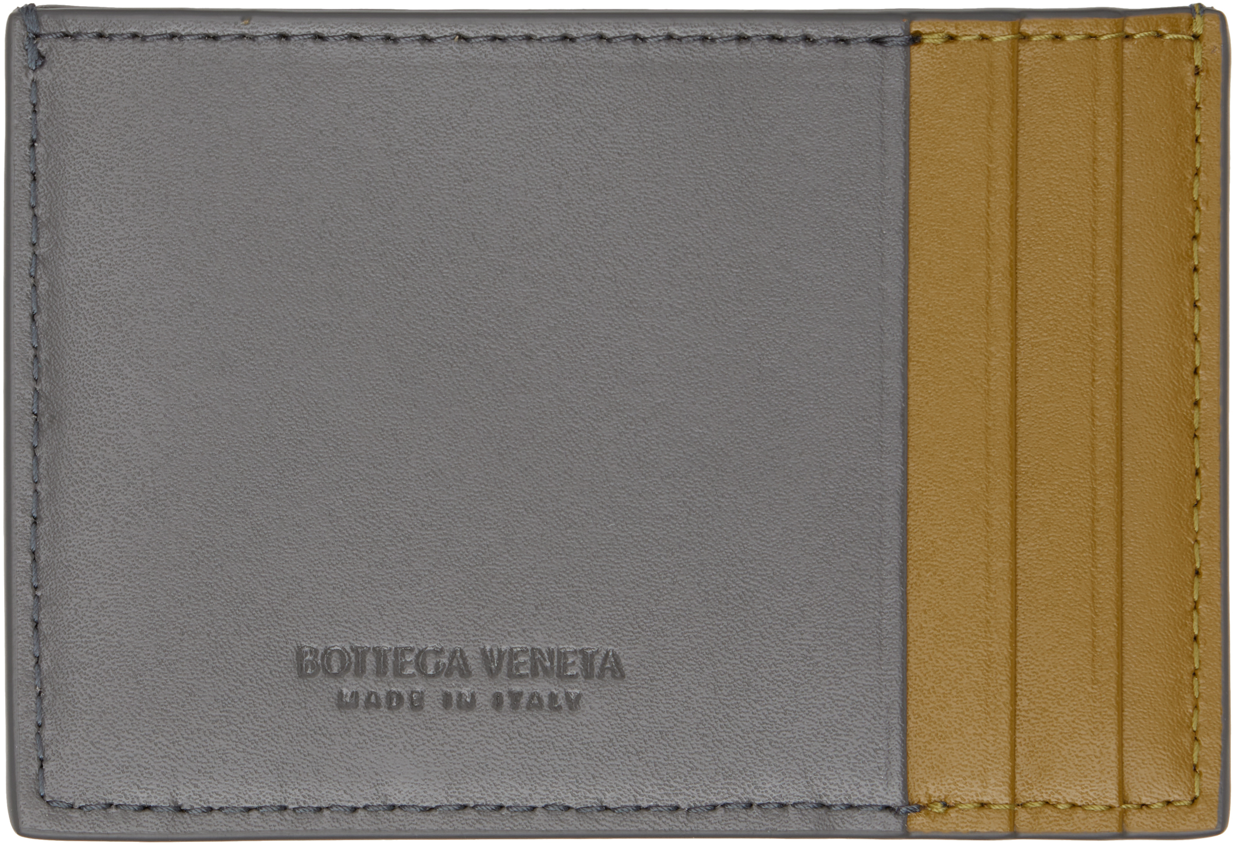 

Серый кассетный держатель для кредитных карт Bottega Veneta