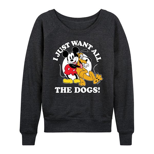 

Футболка с длинным рукавом Mickey & Pluto Just Want All Dogs, French terry, plus size Disney, Heather Charcoal, Черный, Футболка с длинным рукавом Mickey & Pluto Just Want All Dogs, French terry, plus size Disney, Heather Charcoal